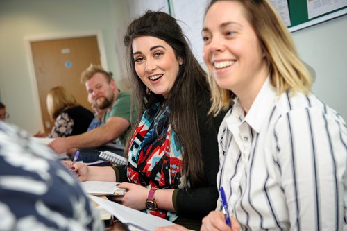 Learners in classroom