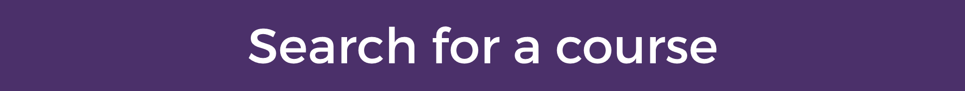 Search for a course