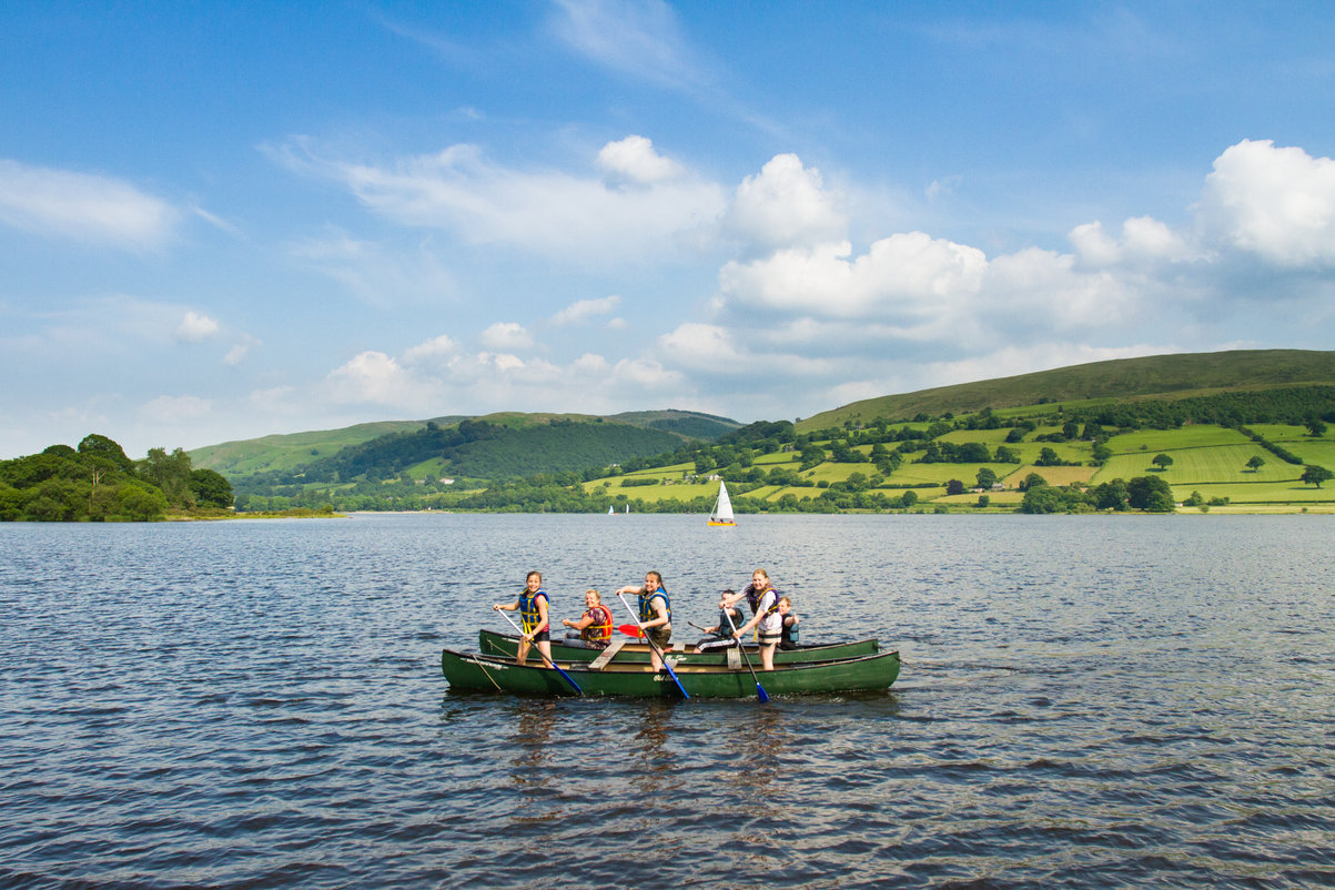 Enjoying at Glan-llyn