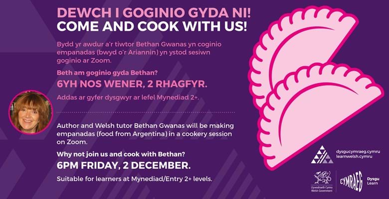 Dewch i goginio gyda ni! Come and cook with us!