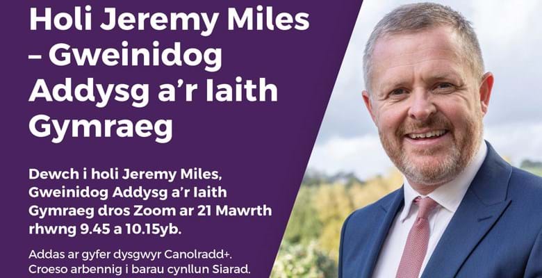 Q&A with Jeremy Miles – Minister for Education and Welsh Language