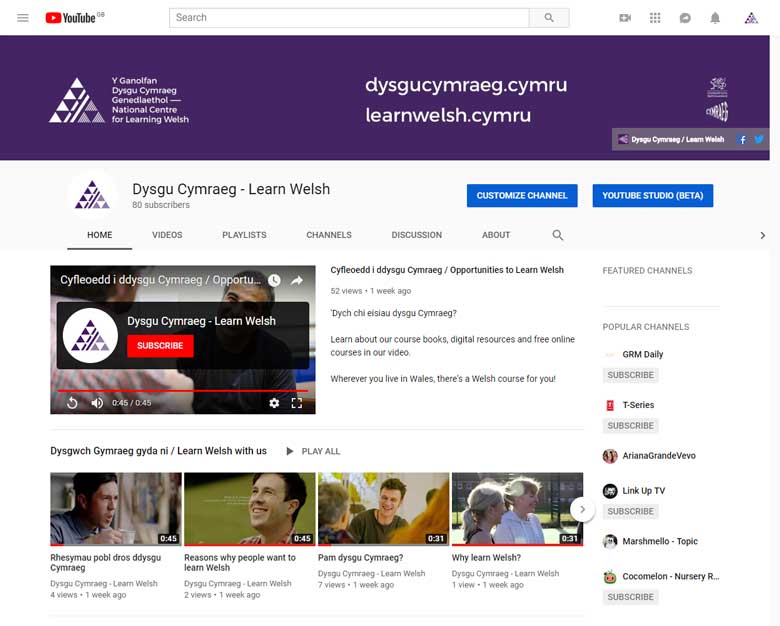 Learn Welsh YouTube