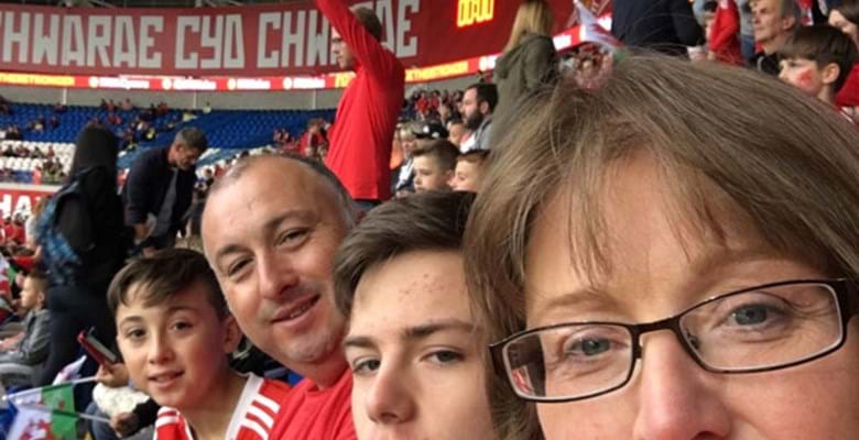 A chat about learning Welsh at her son’s football match kicks off Marie’s new career