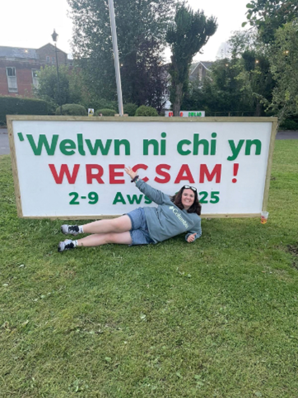 Hannah and Maes D at Wrexham National Eisteddfod