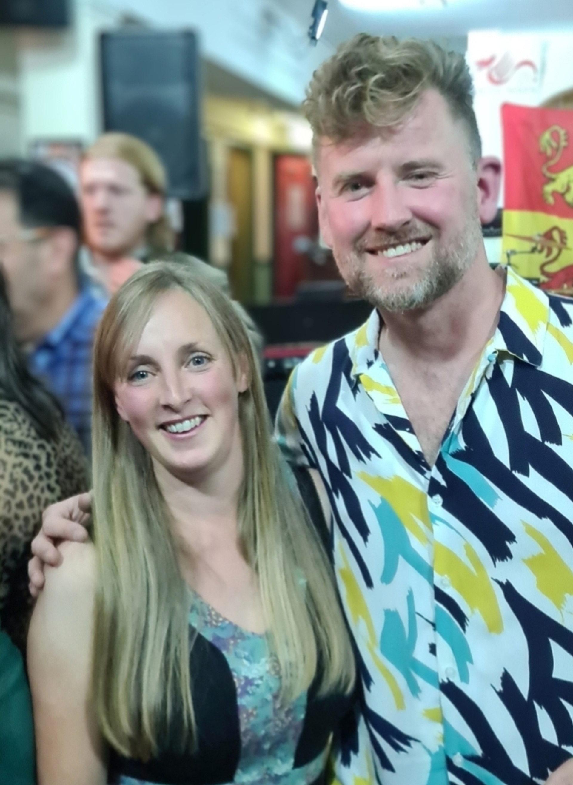 Graihagh continues to learn Welsh, thanks to pop group Daniel Lloyd a Mr Pinc