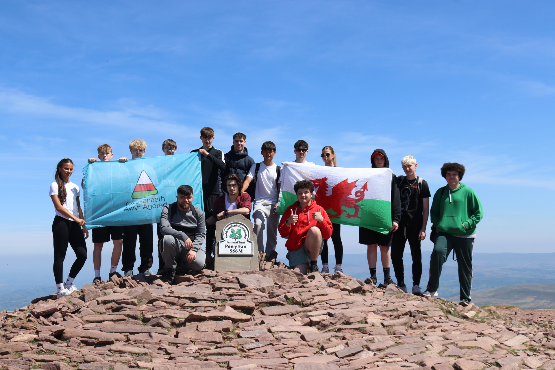 Learning Welsh outdoors