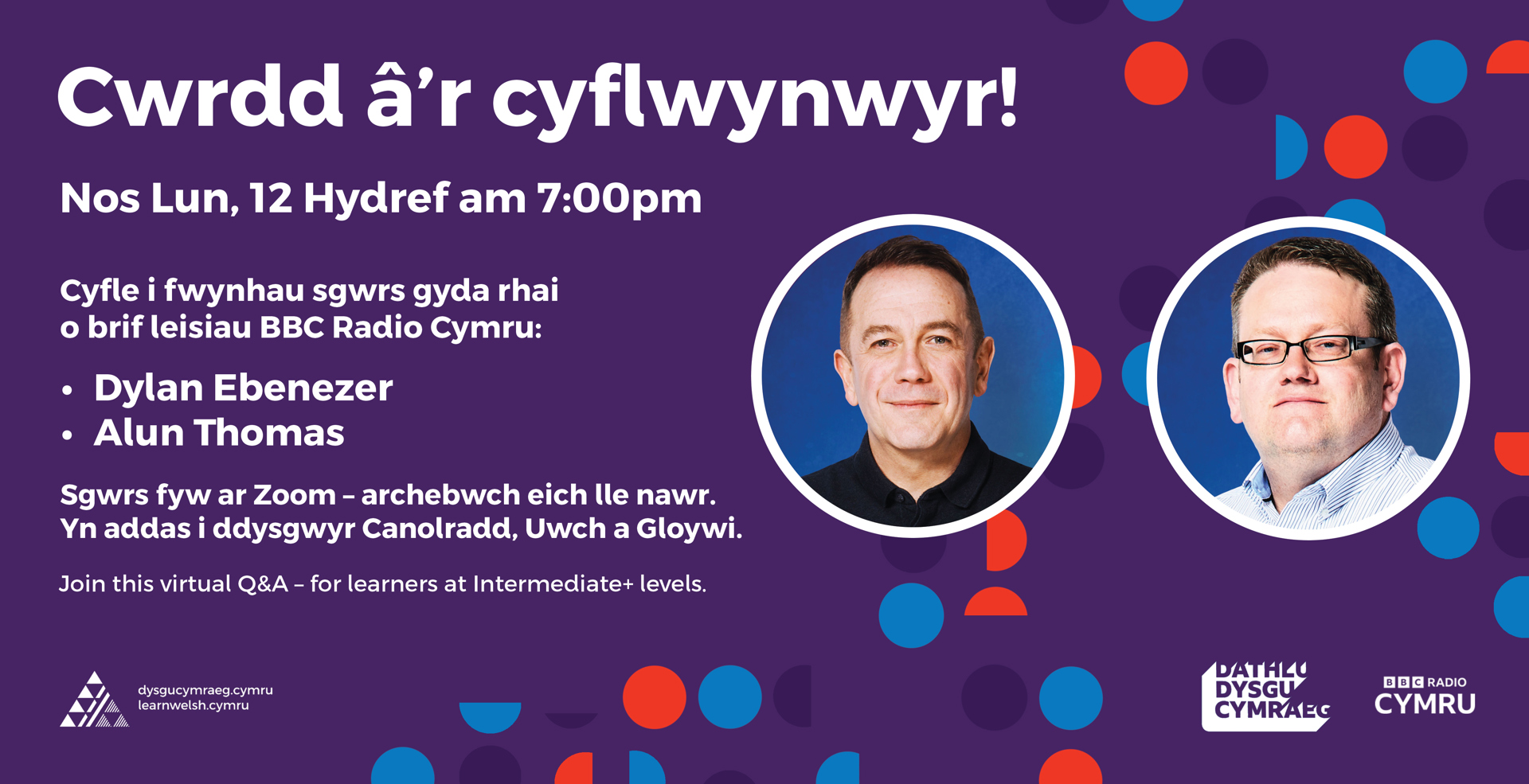 Wythnos Dathlu Dysgu Cymraeg - Meet the presenters!