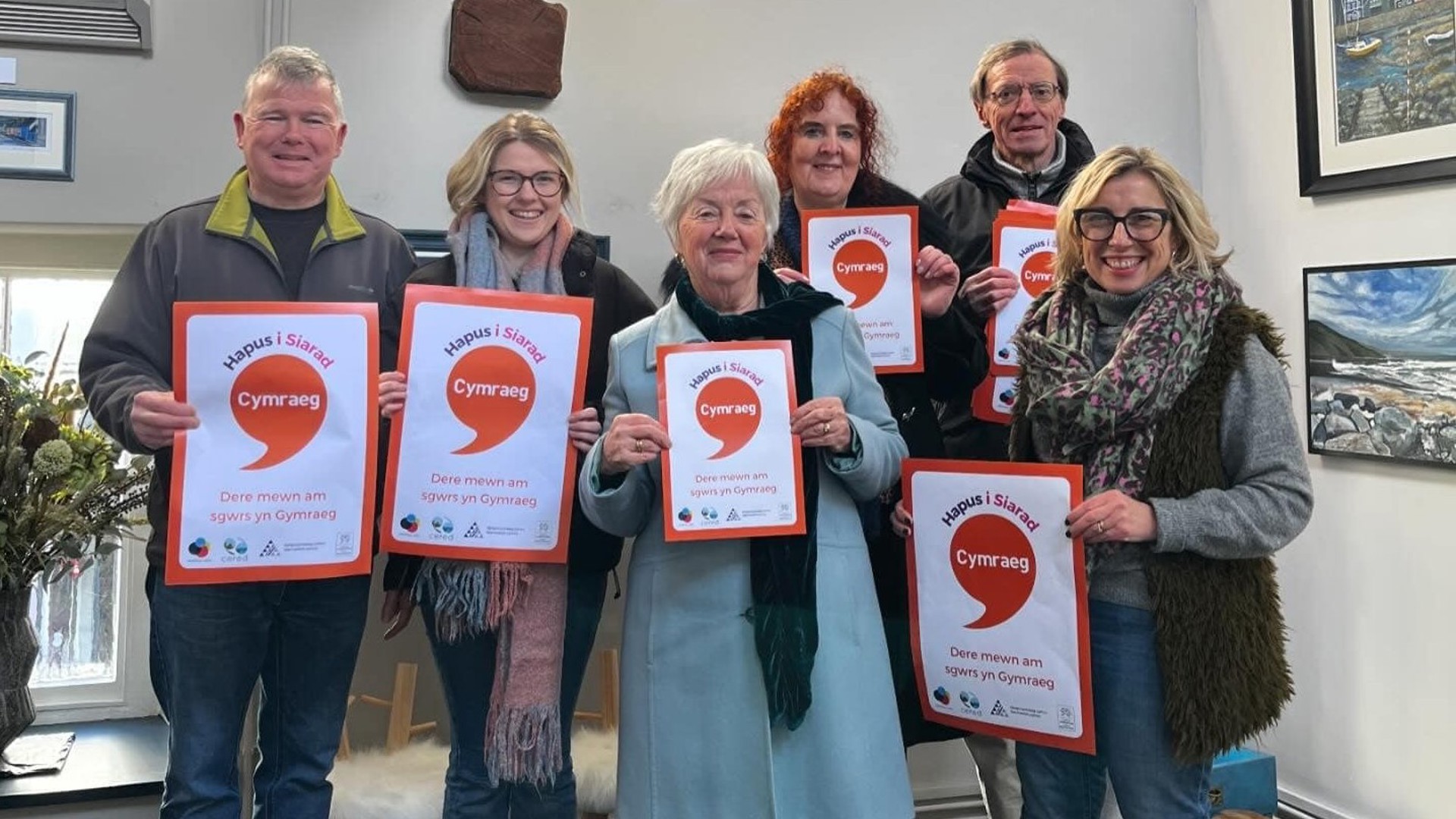 Businesses that are “Hapus i Siarad” (happy to speak) helping Welsh learners in their community